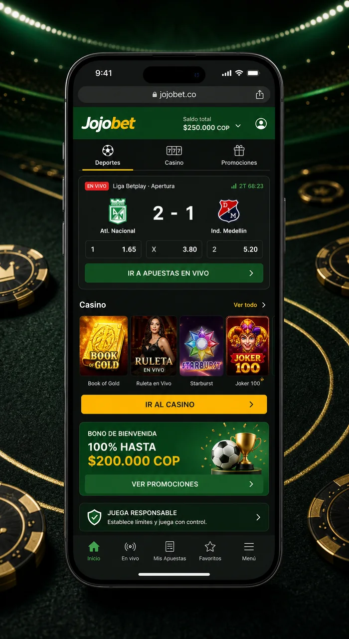 Jojobet en móvil: Android y iOS